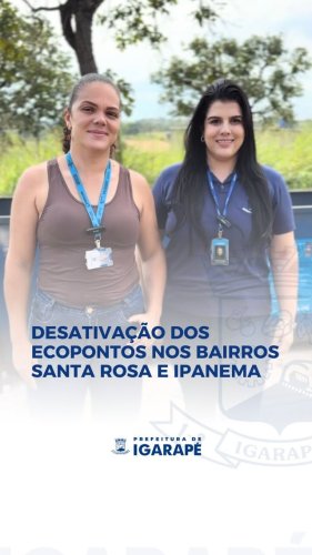 Video post from prefeituradeigarape.