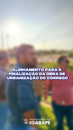 Video post from prefeituradeigarape.