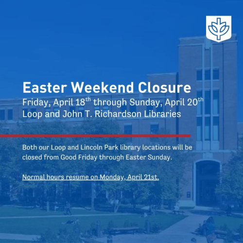 Photo post from depaul_library.