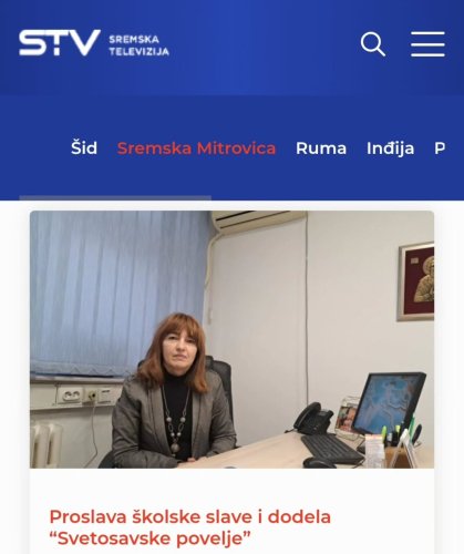 Photo post from sremskatelevizija.