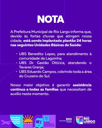 Photo post from prefeiturariolargo.