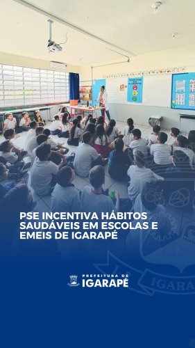 Video post from prefeituradeigarape.