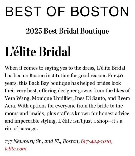 Carousel post from lelitebridal.