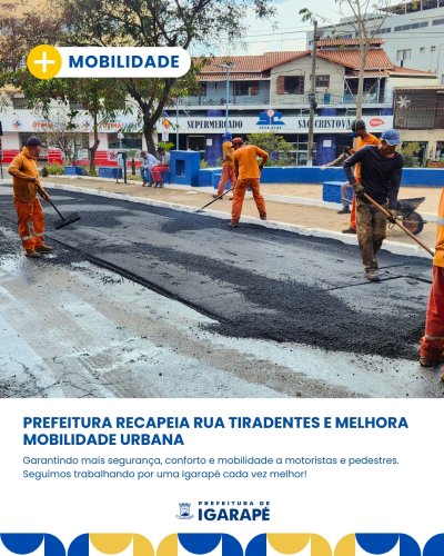 Photo post from prefeituradeigarape.