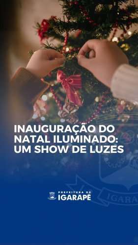 Video post from prefeituradeigarape.