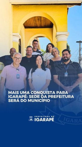 Video post from prefeituradeigarape.