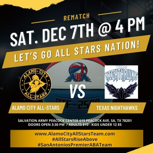 Photo post from thealamocityallstars.