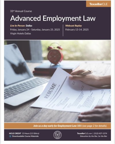 Photo post from laborlawtexasbar.