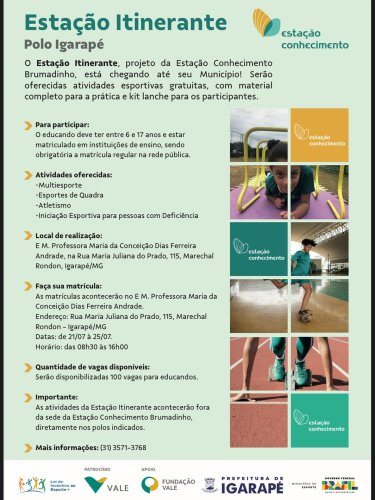 Photo post from prefeituradeigarape.