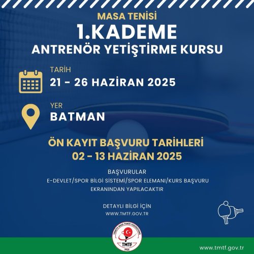 Photo post from turkiyemasatenisifederasyonu.