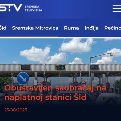 Photo post from sremskatelevizija.