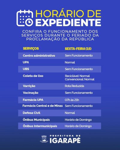 Photo post from prefeituradeigarape.