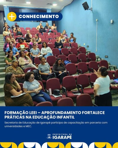 Carousel post from prefeituradeigarape.