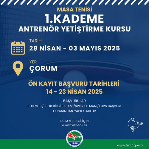 Photo post from turkiyemasatenisifederasyonu.