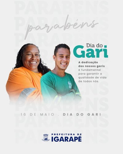 Photo post from prefeituradeigarape.