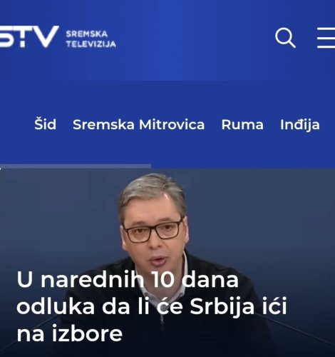 Photo post from sremskatelevizija.