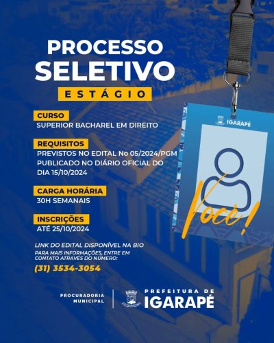 Photo post from prefeituradeigarape.