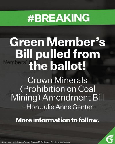 Photo post from nzgreenparty.
