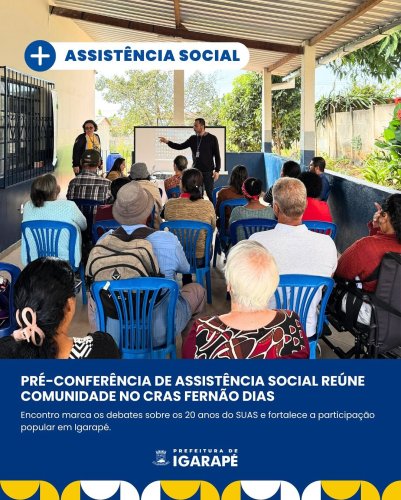 Carousel post from prefeituradeigarape.