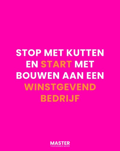 Photo post from masteryourbusinessmoves.nl.