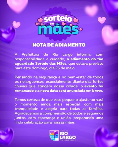 Photo post from prefeiturariolargo.