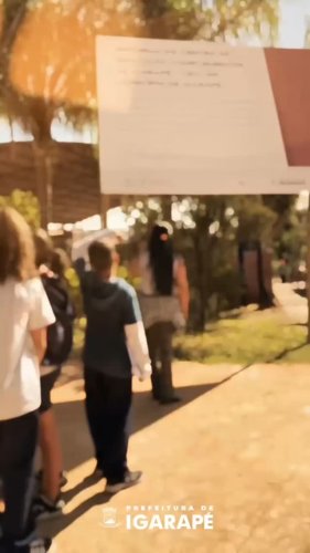 Video post from prefeituradeigarape.