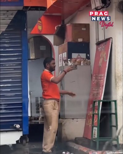 Video post from pragnewsofficial.