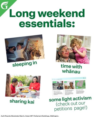 Photo post from nzgreenparty.