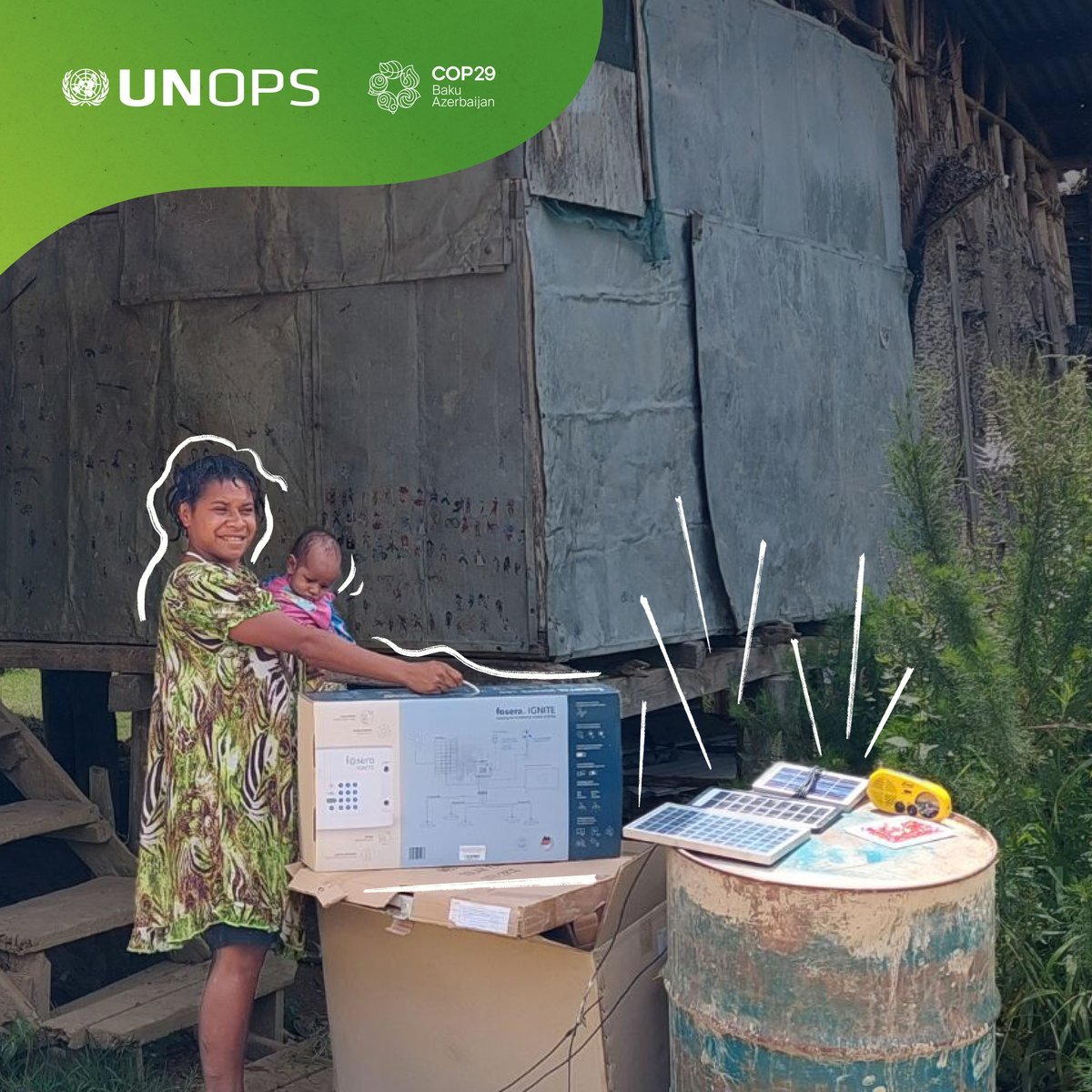 Photo post from @UNOPS.