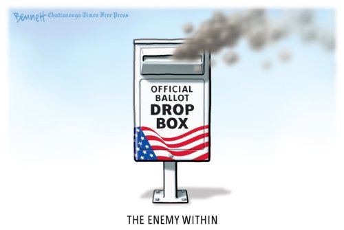 Photo post from @BennettCartoons.