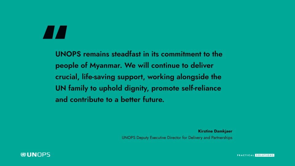 Photo post from @UNOPS.