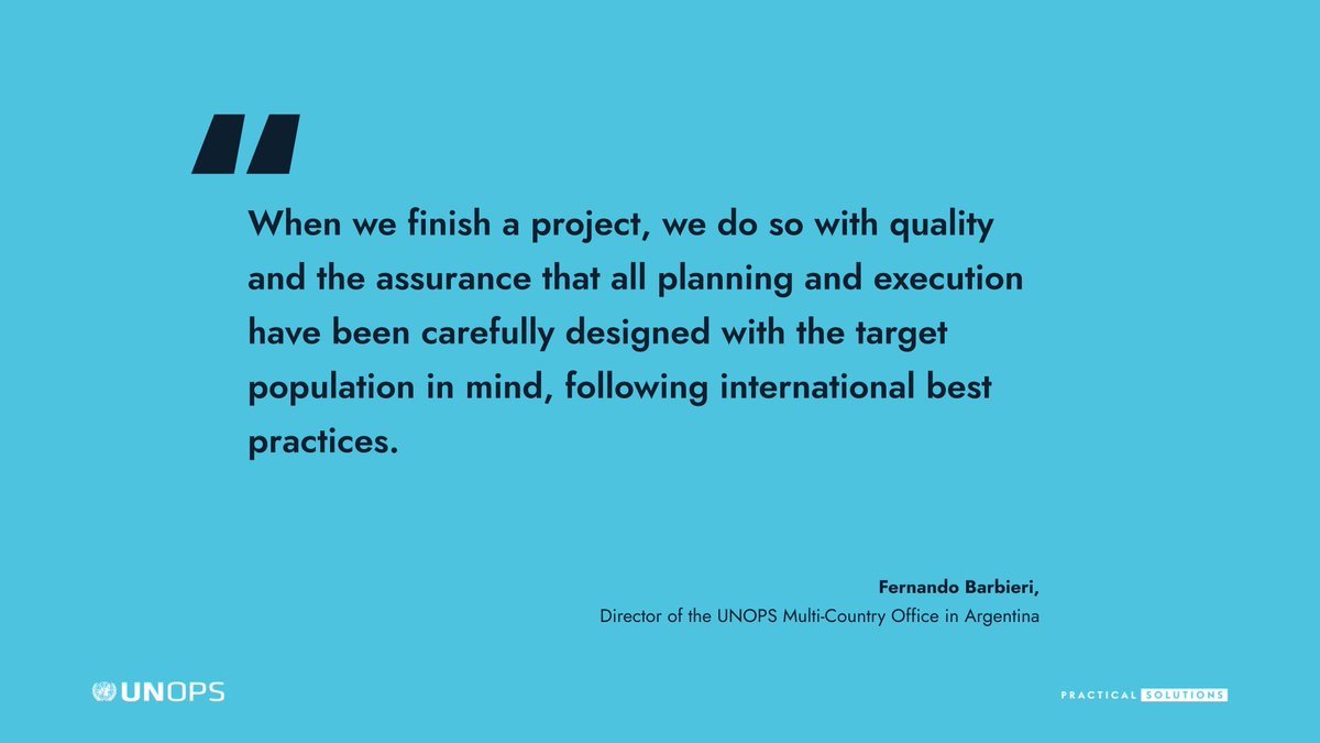 Photo post from @UNOPS.