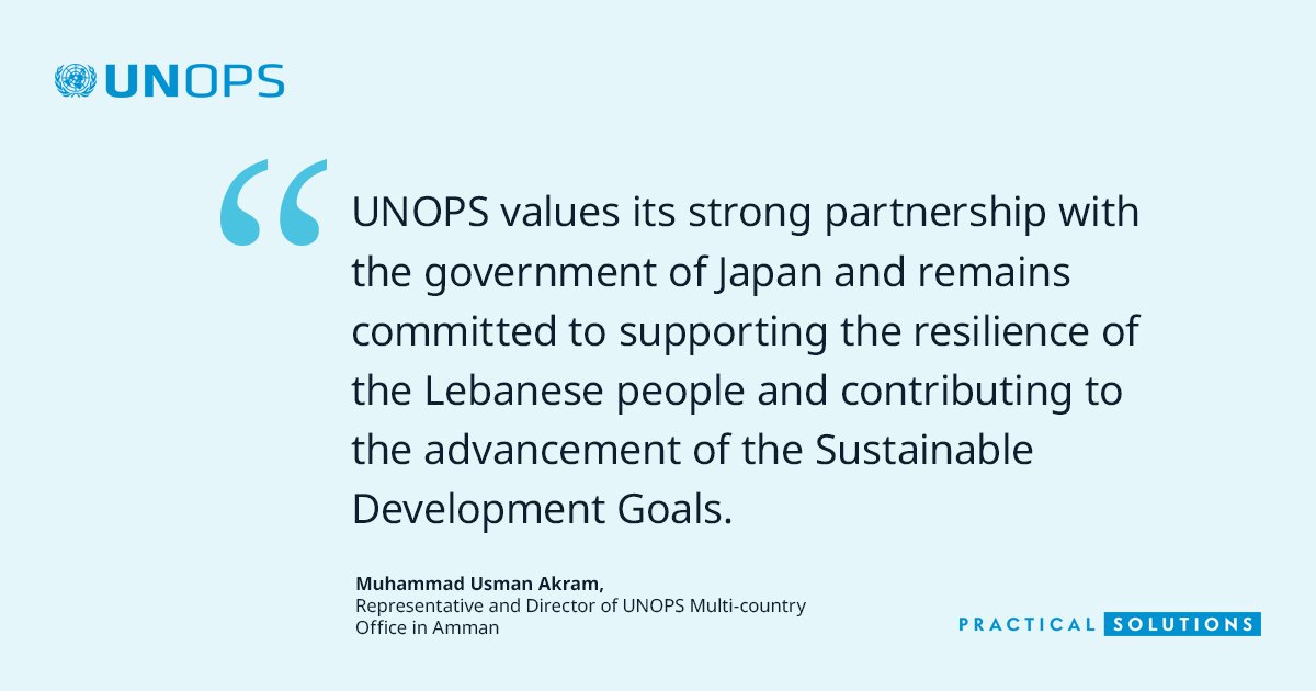 Photo post from @UNOPS.
