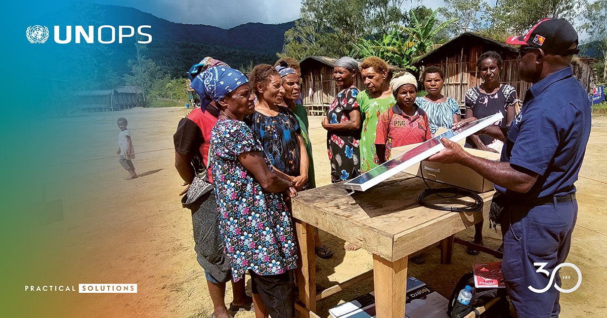 Photo post from @UNOPS.