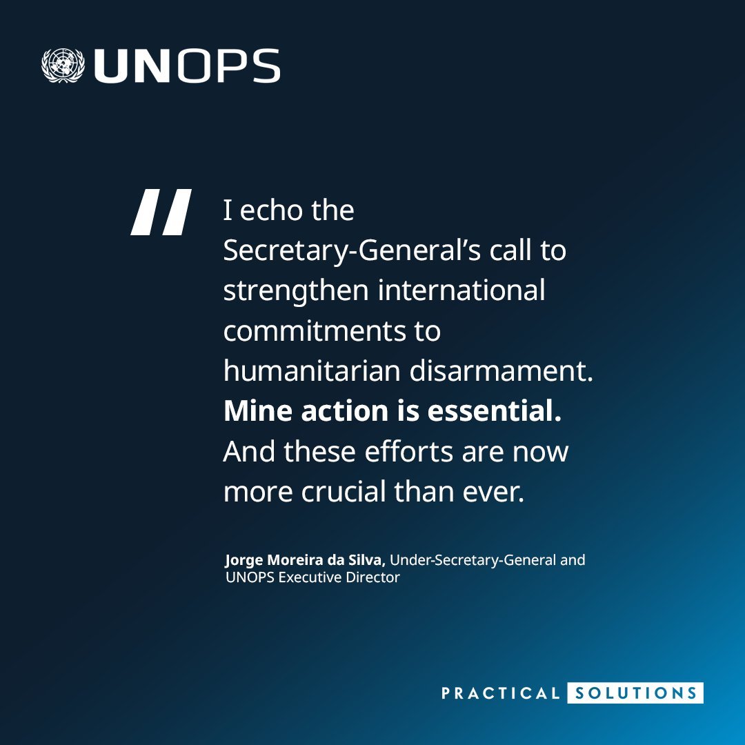 Photo post from @UNOPS.