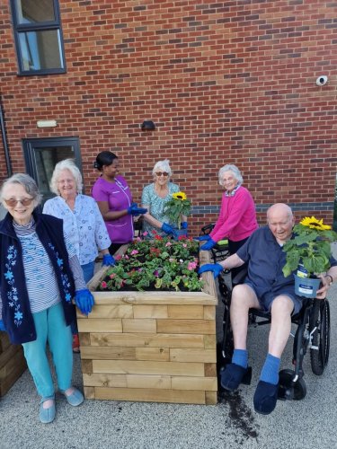 Carousel post from Charlton Lodge Care Home.