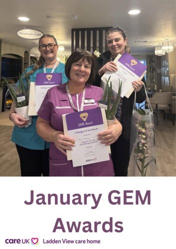 Photo post from Ladden View Care Home.