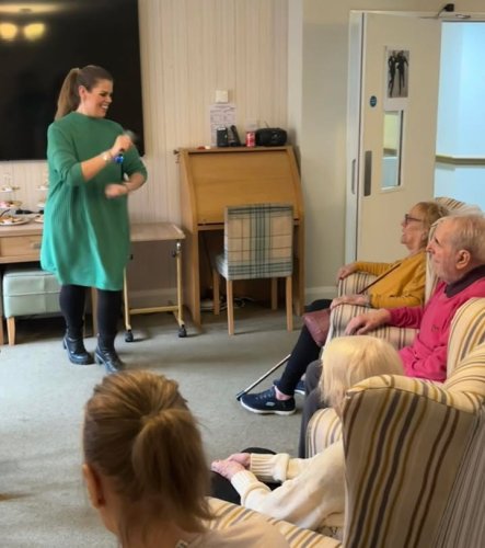 Carousel post from Woodland Hall Care Home.