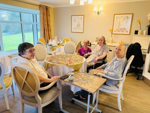 Carousel post from Woodland Hall Care Home.