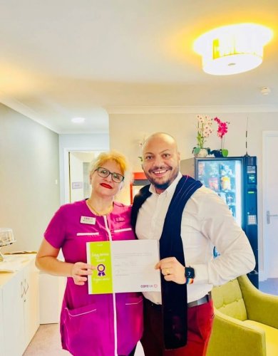 Carousel post from Woodland Hall Care Home.