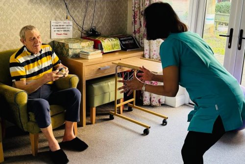 Carousel post from Woodland Hall Care Home.