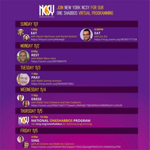 Photo post from New York NCSY.