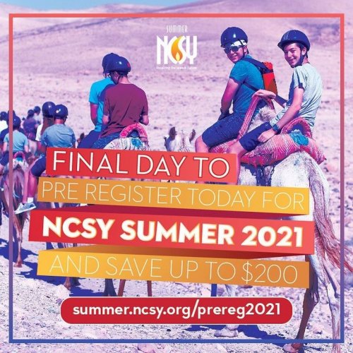 Photo post from NCSY.