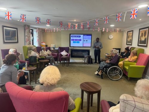 Carousel post from Norfolk House care home.