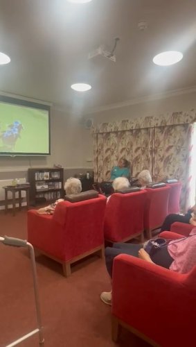 Video post from Manor Lodge care home.