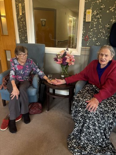 Carousel post from Manor Lodge care home.