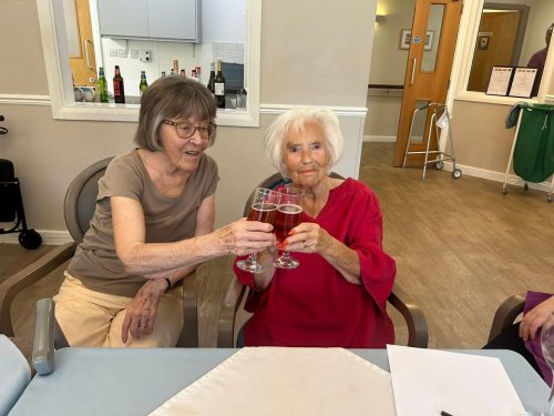 Carousel post from Manor Lodge care home.