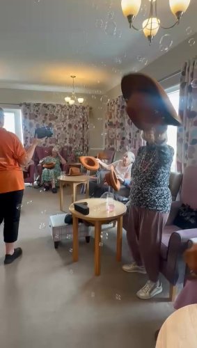 Video post from Manor Lodge care home.
