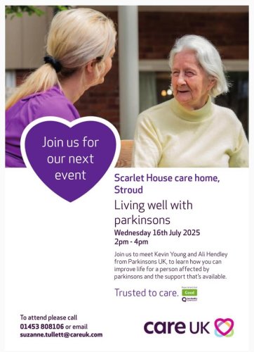 Photo post from Scarlet House Care Home.