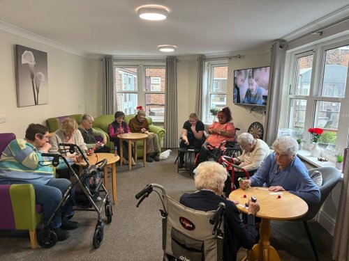 Carousel post from Ventress Hall care home.